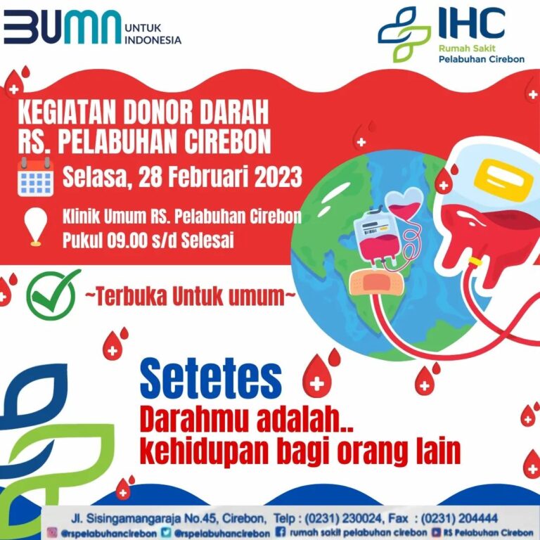 Donor Darah RS Pelabuhan Cirebon 2023