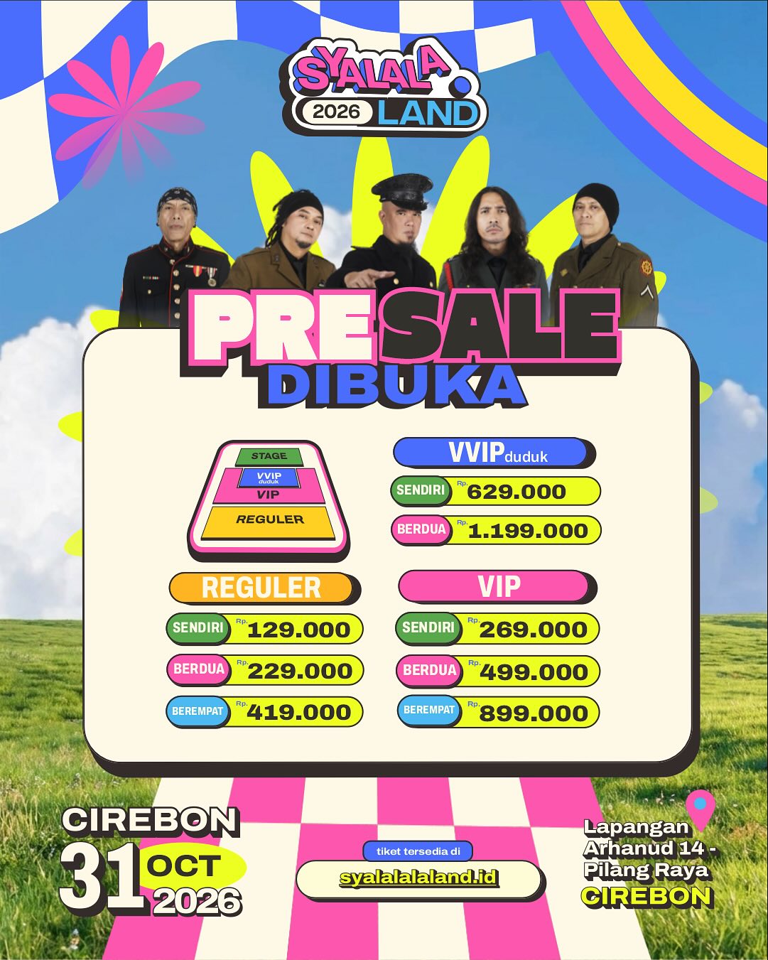 Konser Syalala Land Cirebon 2026