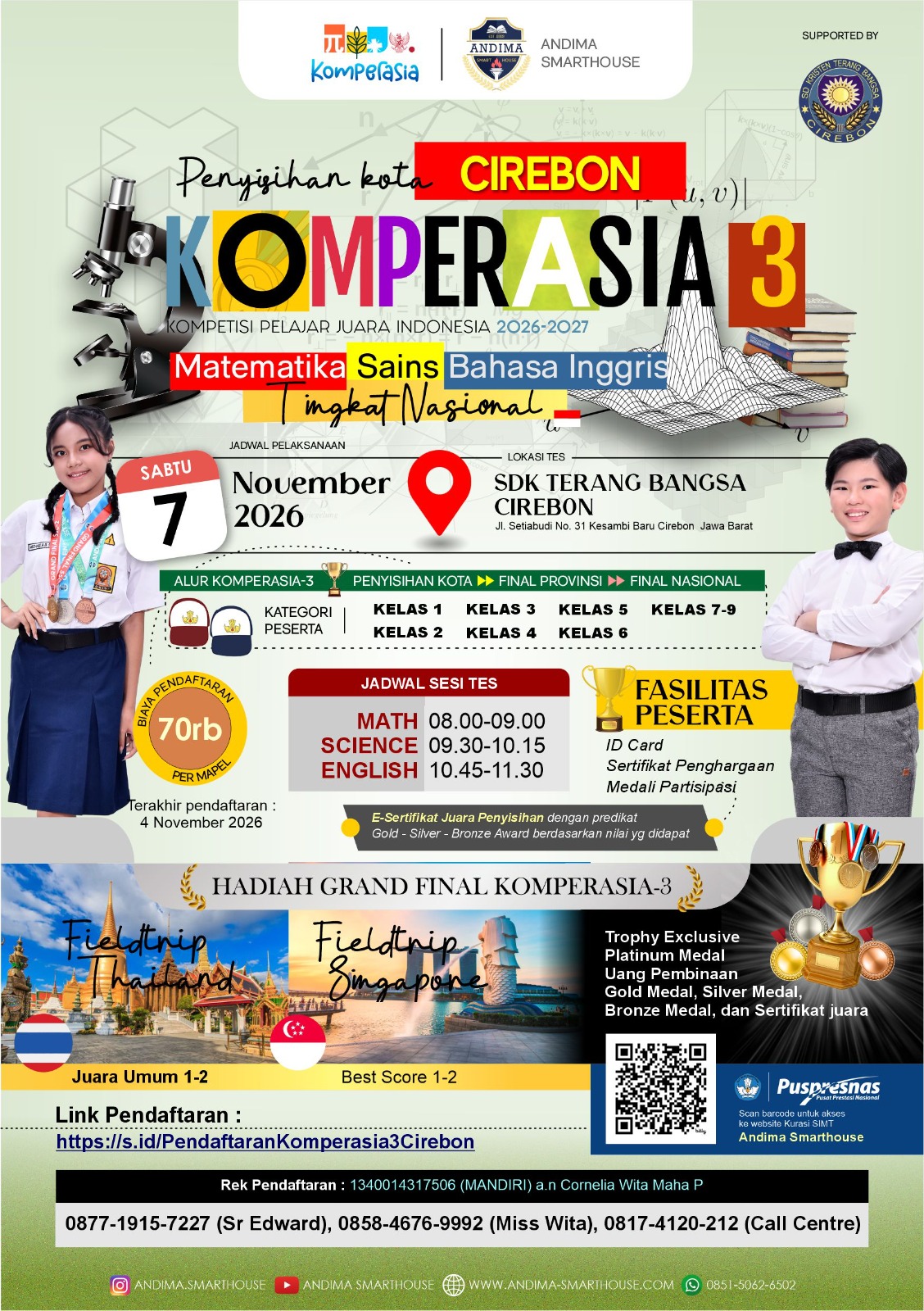 Komperasia 3 – Kompetisi Pelajar Juara Indonesia 2026–2027
