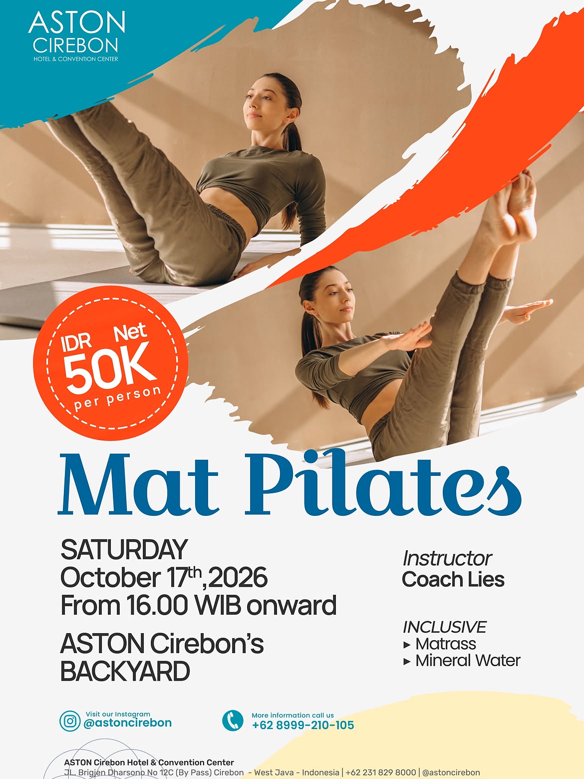 Mat Pilates di Aston Cirebon
