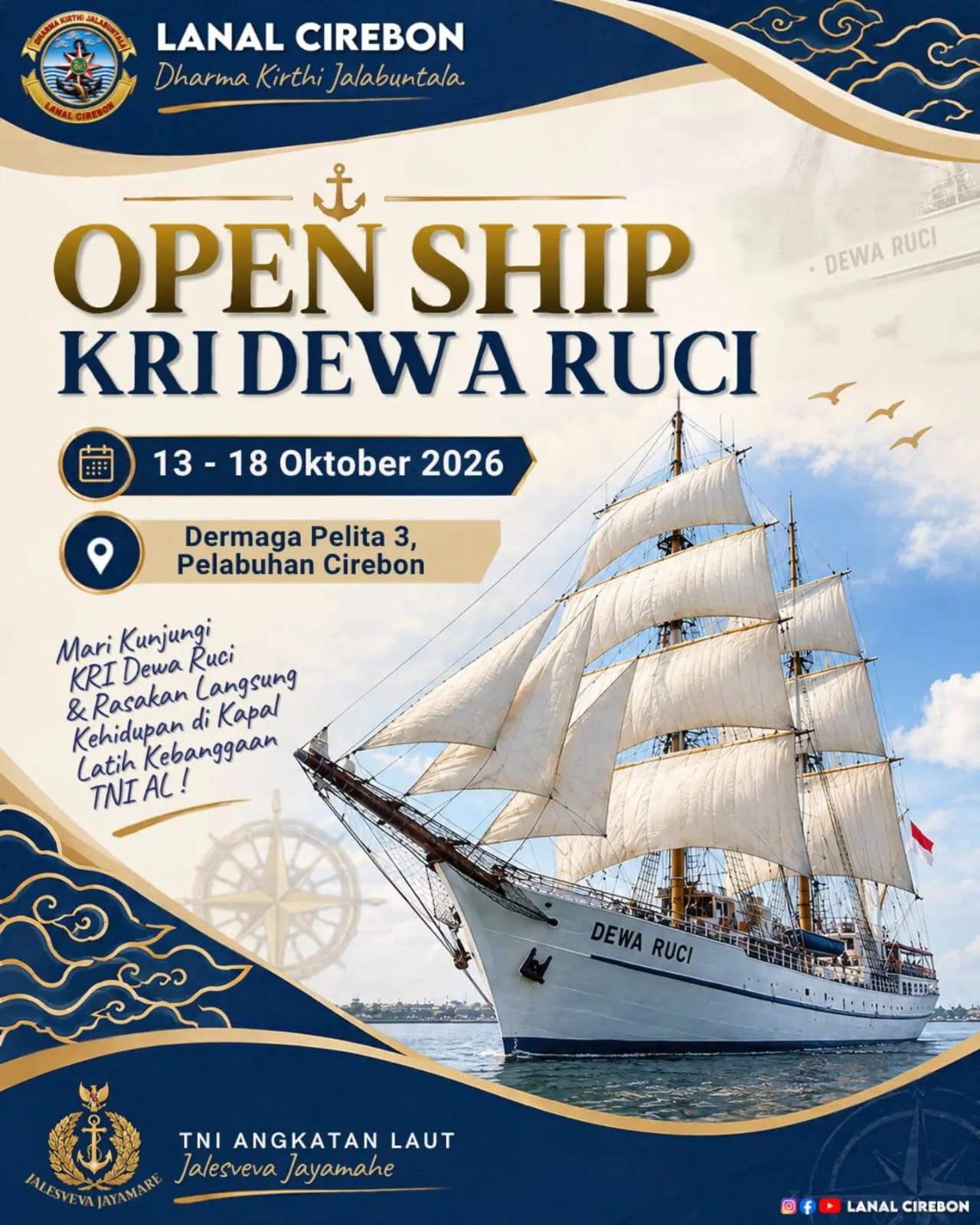 Open Ship KRI Dewa Ruci by Lanal Cirebon