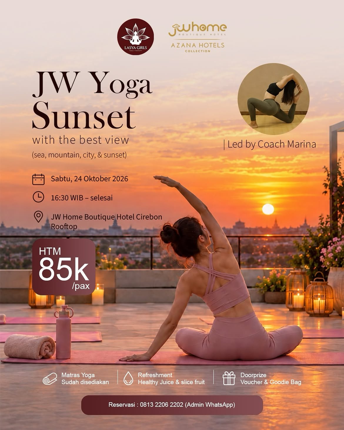 JW Yoga Sunset by JW Home